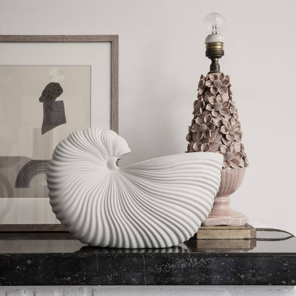 Ammonite Shell Planter