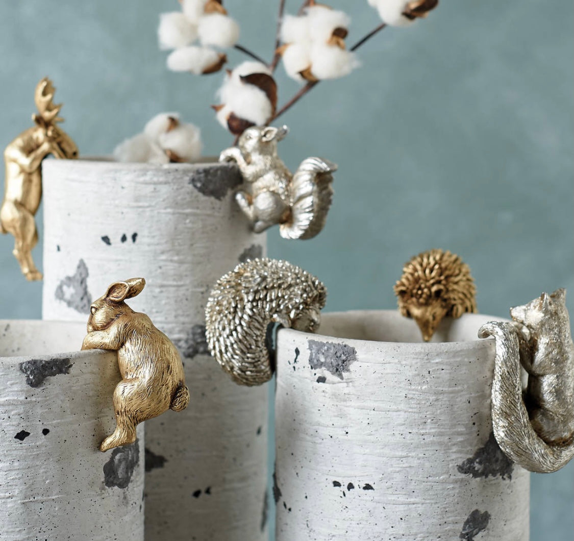 Hedgehog Pot Hanger (Brown)