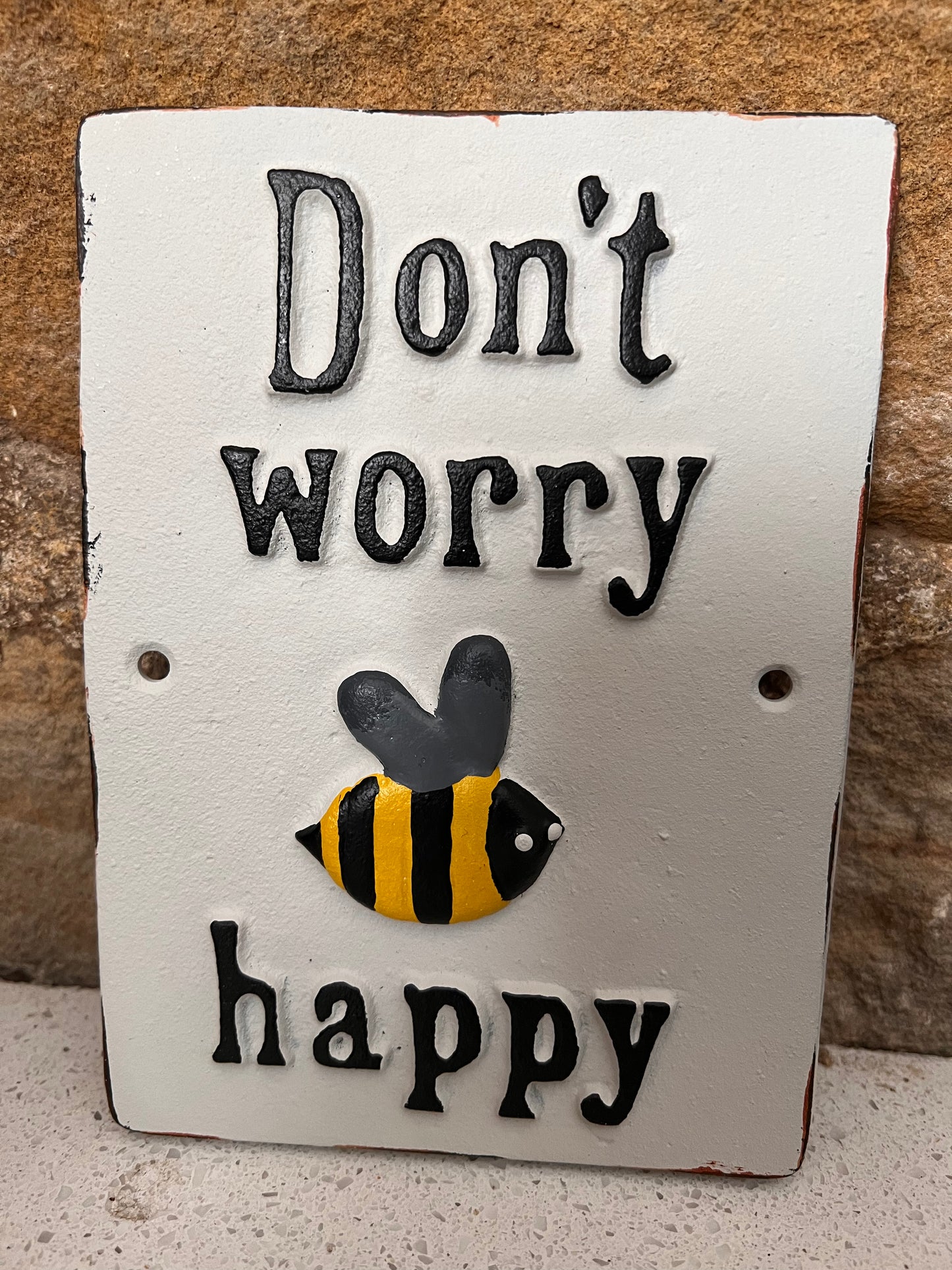 Bee Happy Wall Plaque
