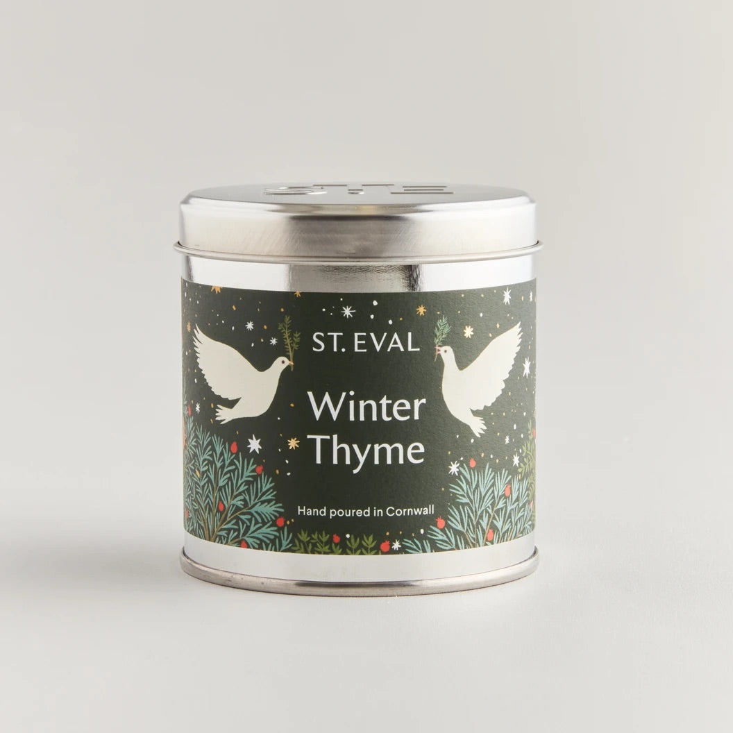 St Eval Christmas Candle Tins