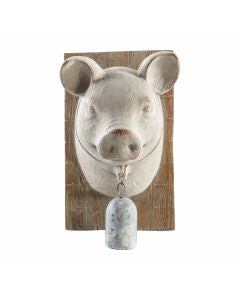 Farmyard Animal Bust with Bell