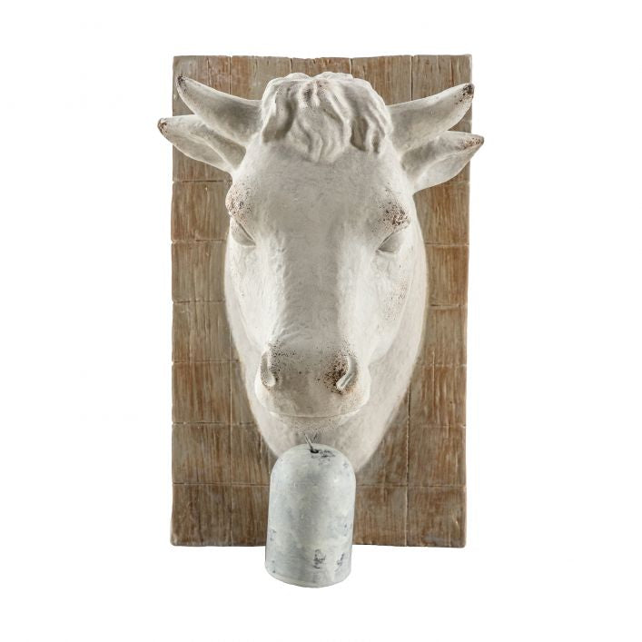 Farmyard Animal Bust with Bell