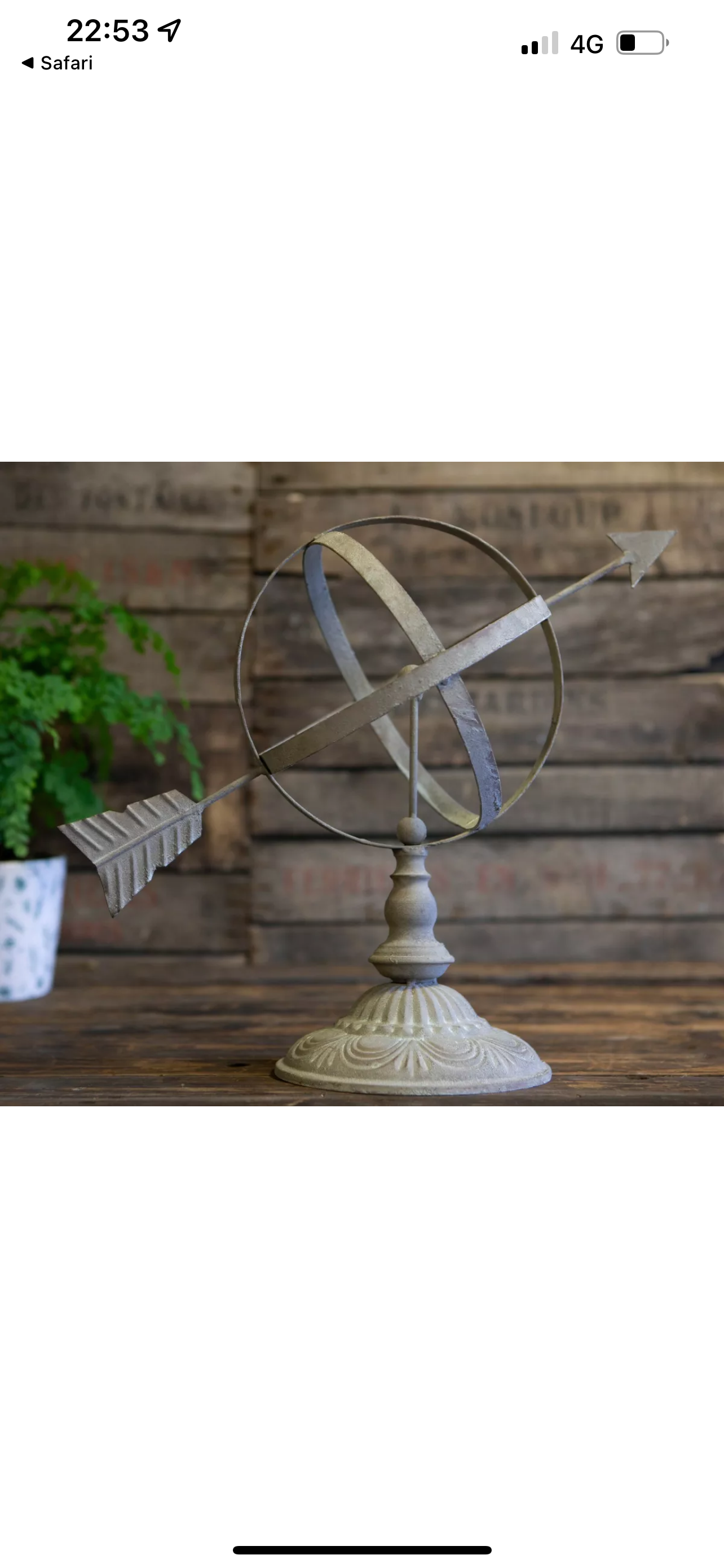 Vintage Aged Armillary
