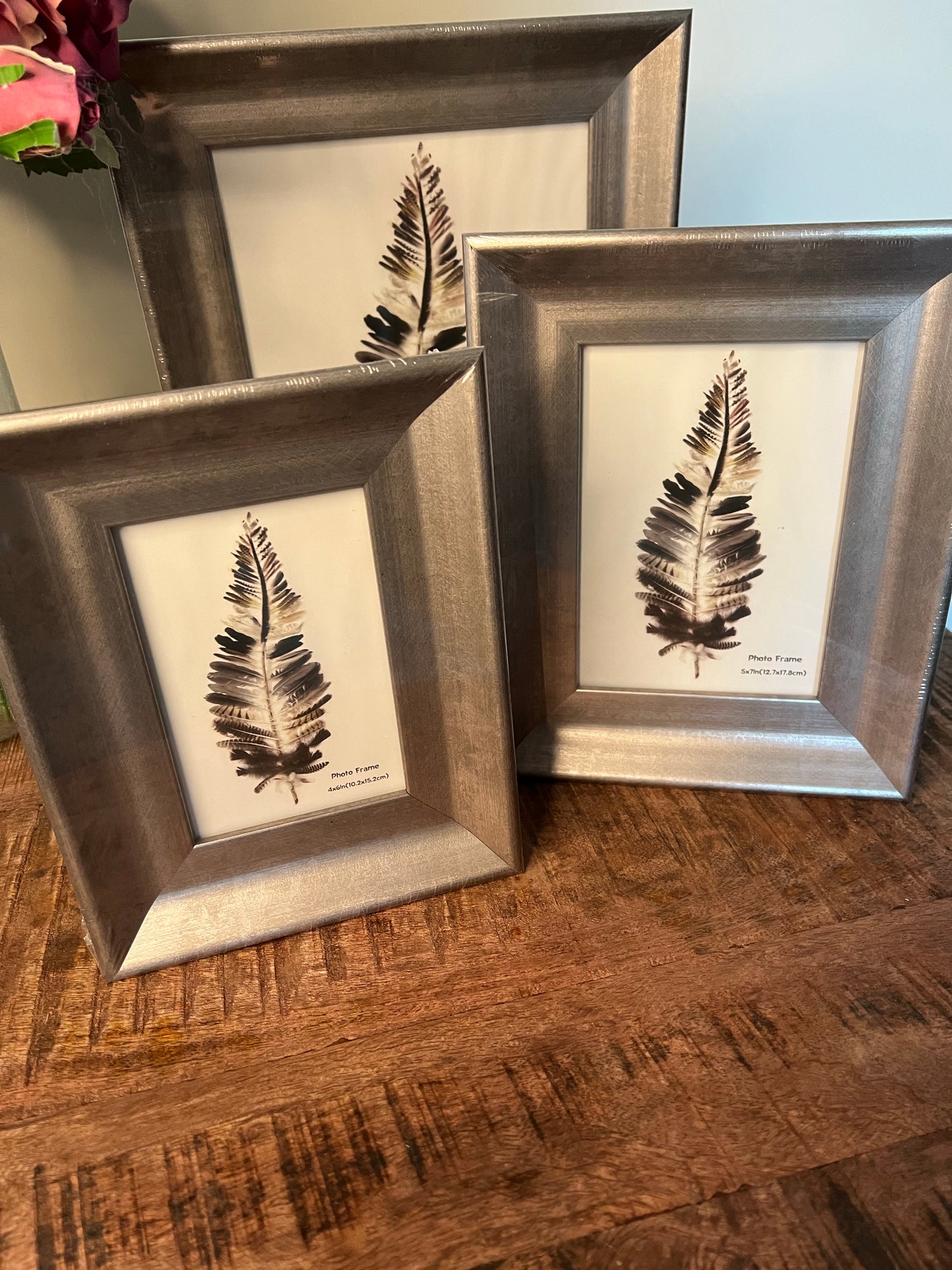 Matt Silver Photo/Picture Frames