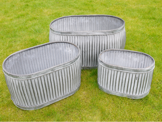 Oval Metal Dolly tub