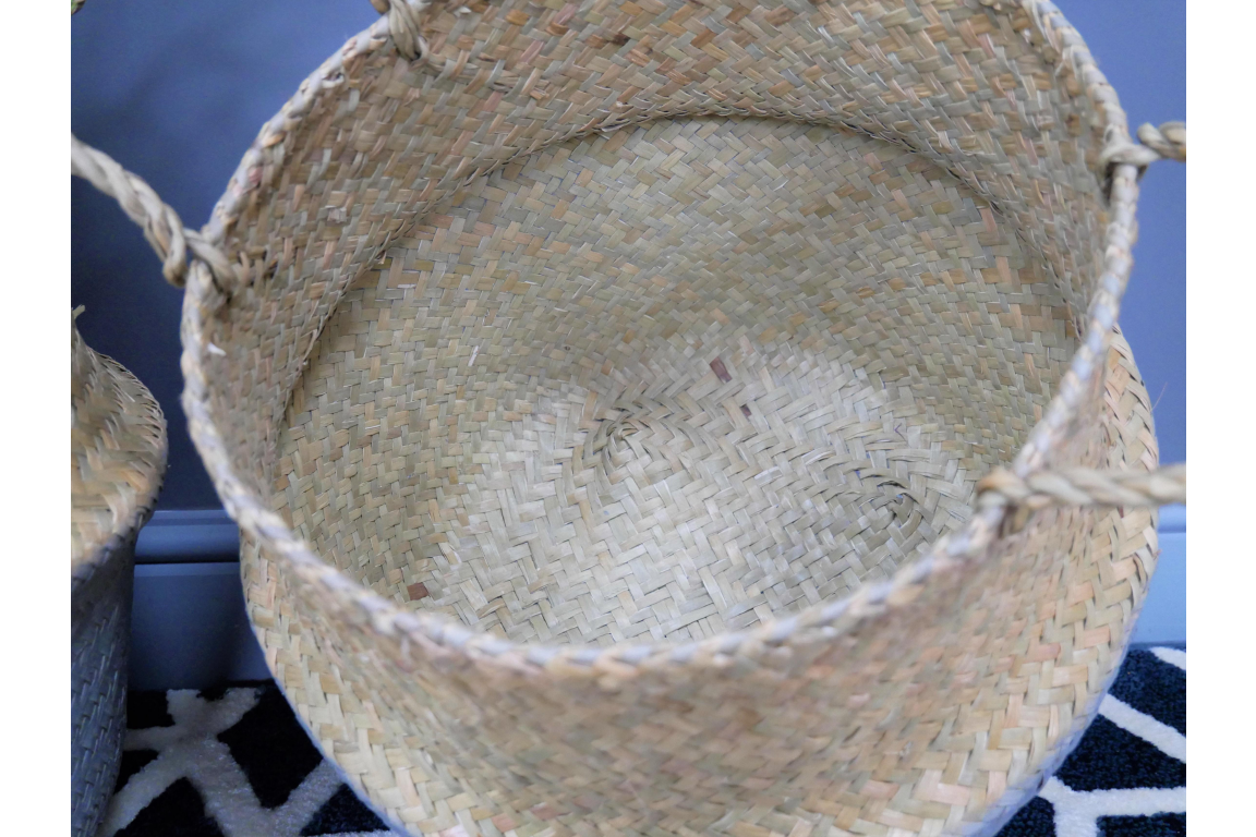 Set of two Grey baskets