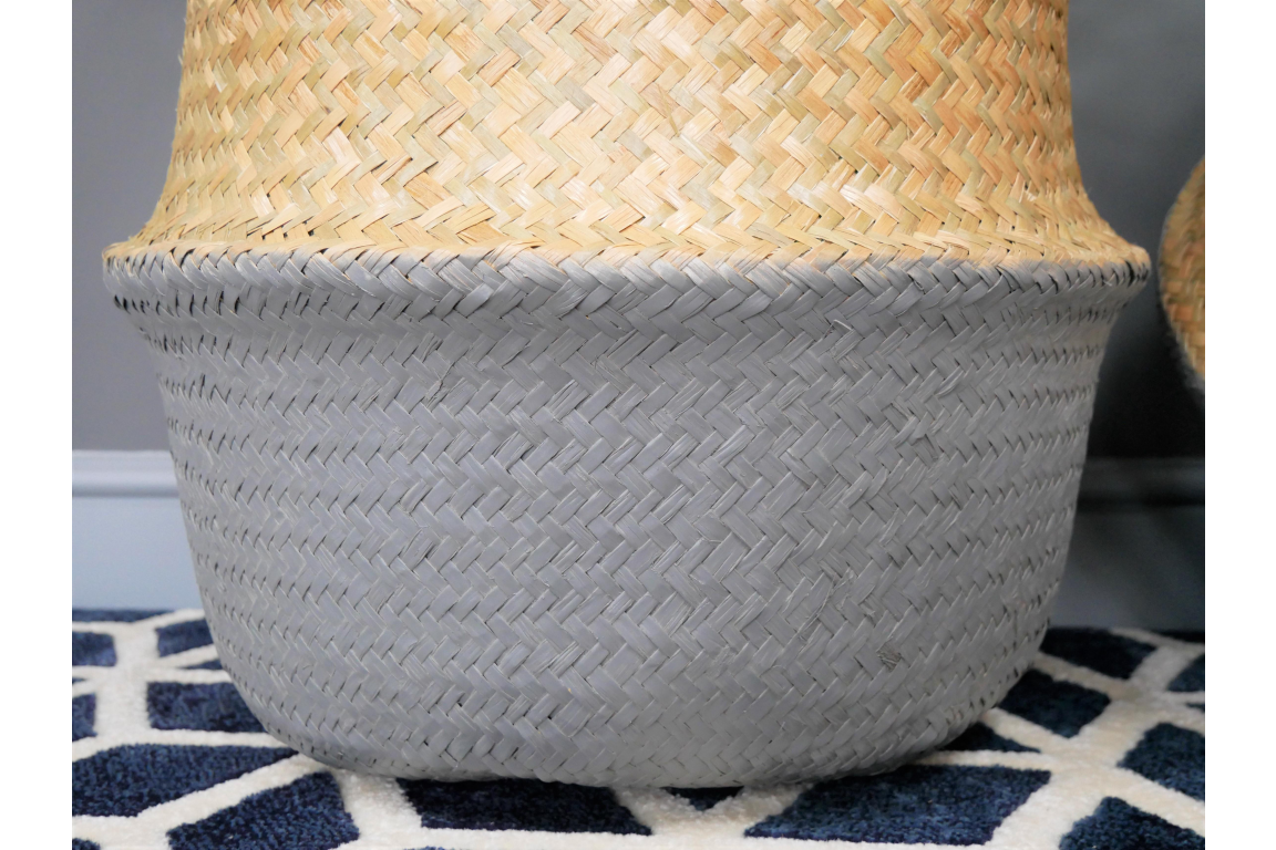 Set of two Grey baskets