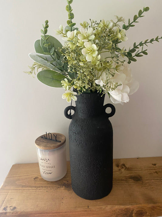 Black stoneware Vase