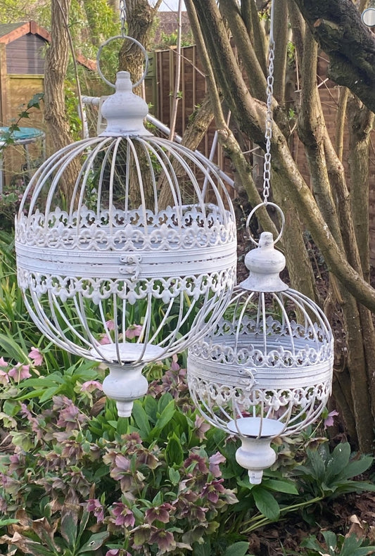 Floral Orb Planters