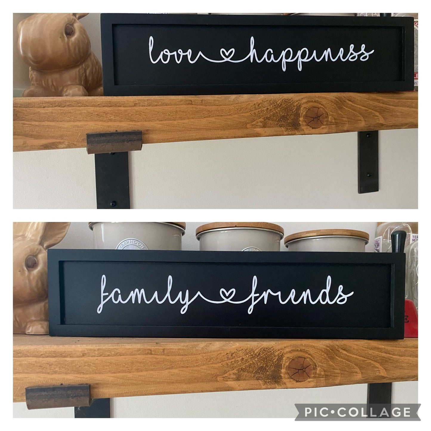 Family & Friends/Love & Happiness wall plaque