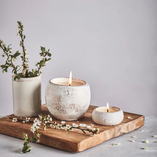 White Christmas Pot