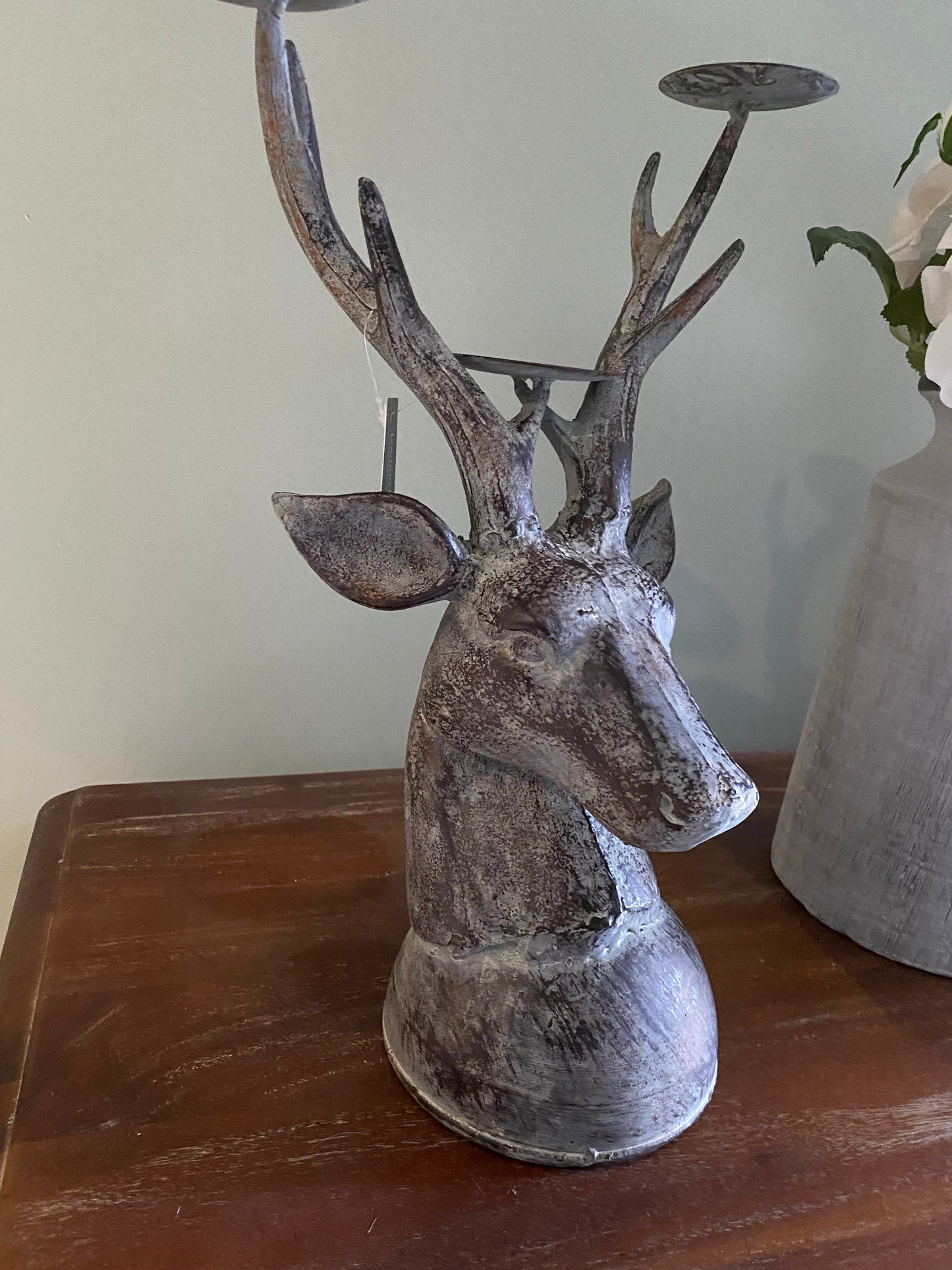 Large Stags Head Candelabra