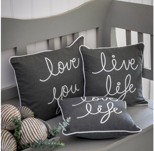 Love Life Square Cushion