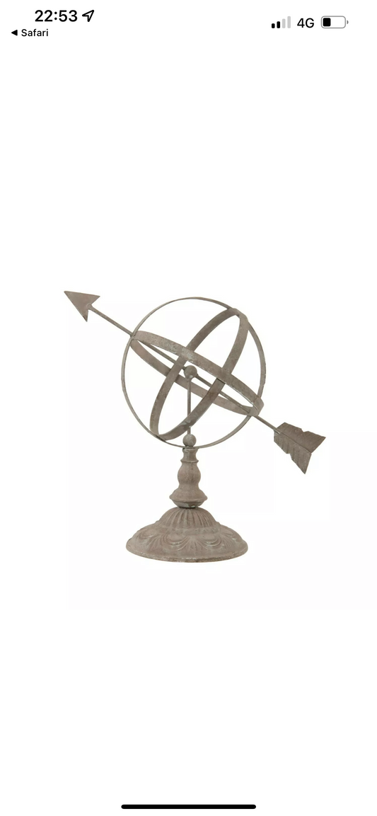 Vintage Aged Armillary