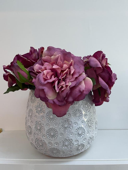 Burgundy Short stemmed bouquet