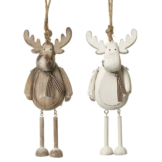 Hanging wooden Reindeers