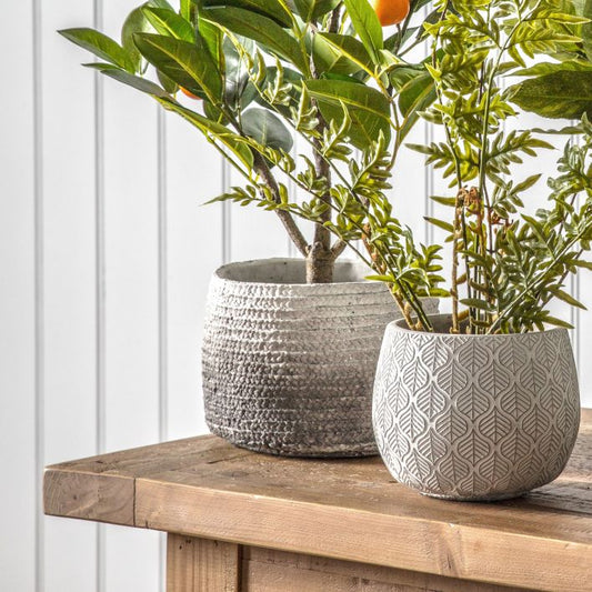 Ombré Basket Weave effect Planter