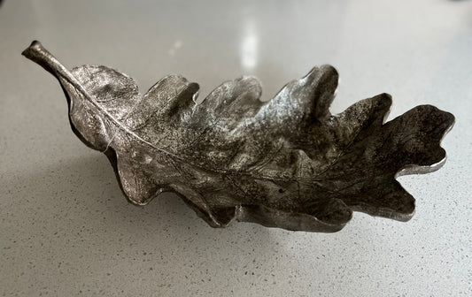 Silver Leaf Bowl