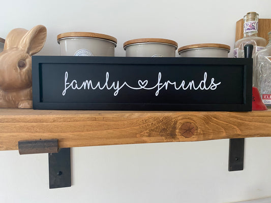 Family & Friends/Love & Happiness wall plaque