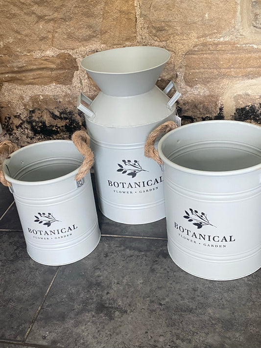 Zinc Milk Churn Planter