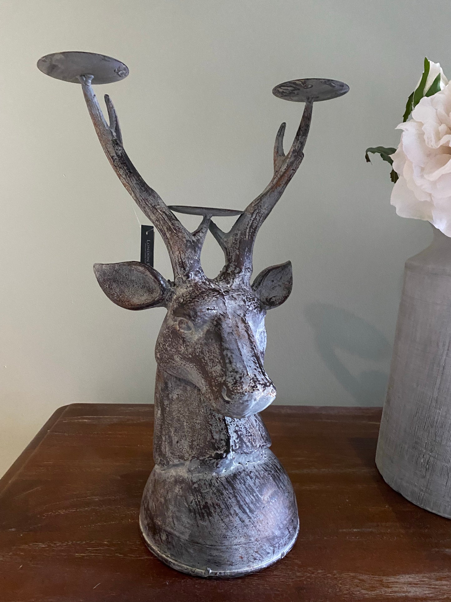 Large Stags Head Candelabra