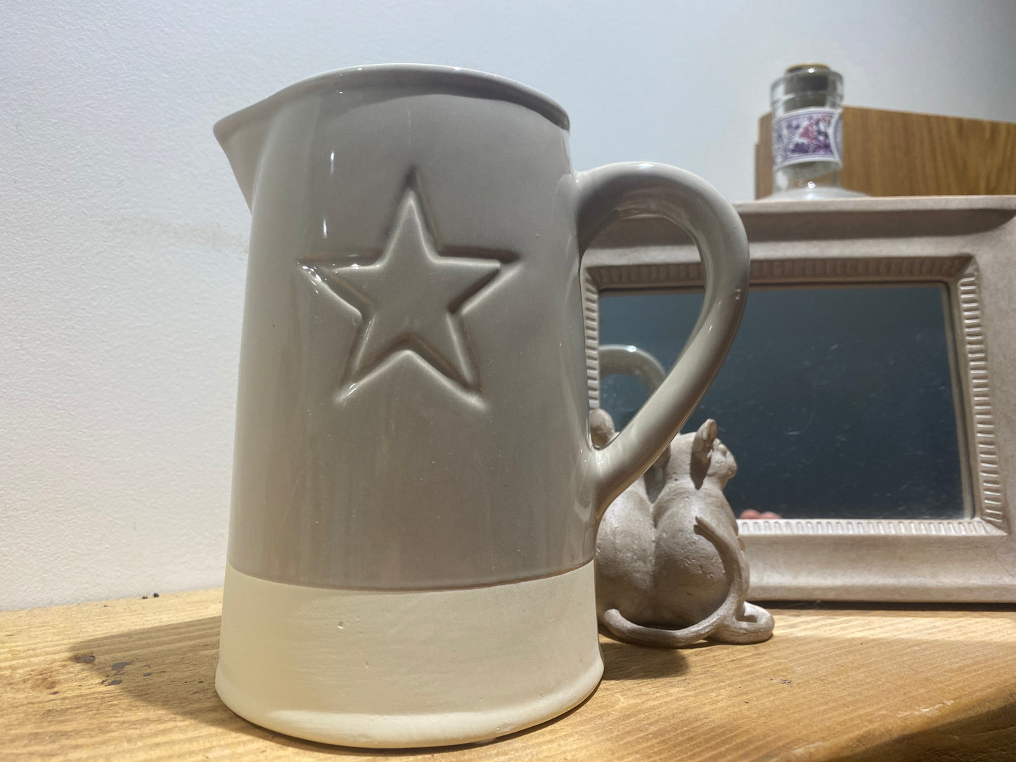 Ceramic Jug with Star or Heart
