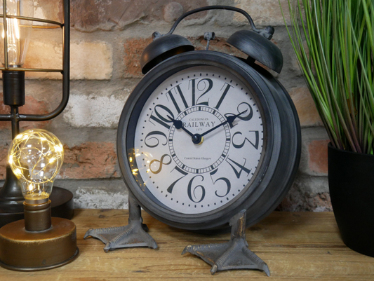 Vintage Clock with Duck Feet