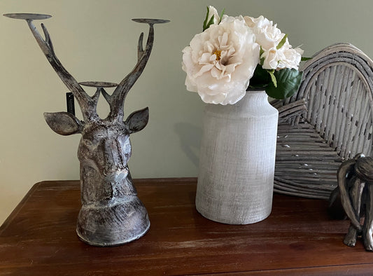 Large Stags Head Candelabra